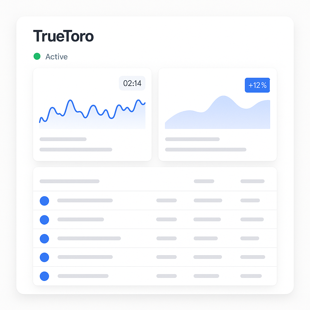TrueToro product preview